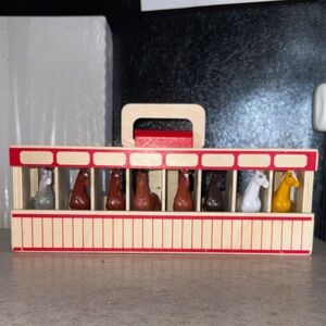 Melissa & Doug Red Wooden Roller Toy